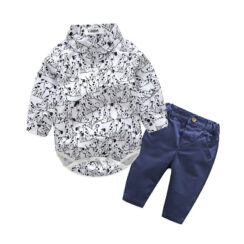 Baby Dalmatian Puppy Onesie & Pants Outfit