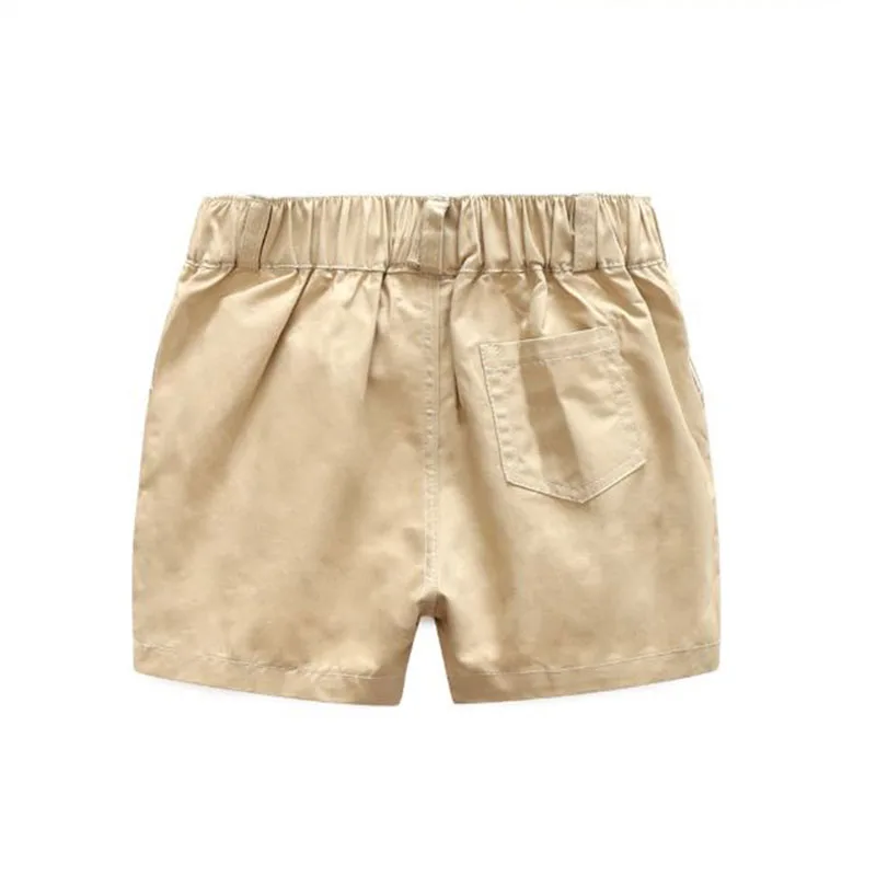 Stripe Collar Shirt Bodysuit with Khaki Shorts - Image 10