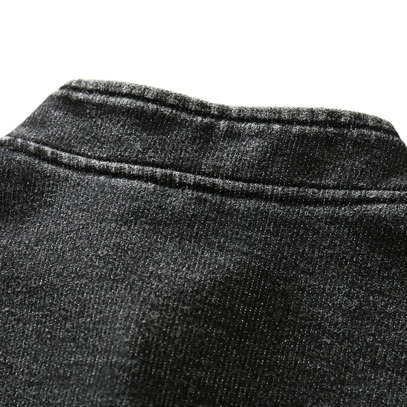 Short Sleeves Button Denim Colored Bodysuit Clothes - Image 4