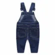 Baby Denim Suspenders & Stripe Top