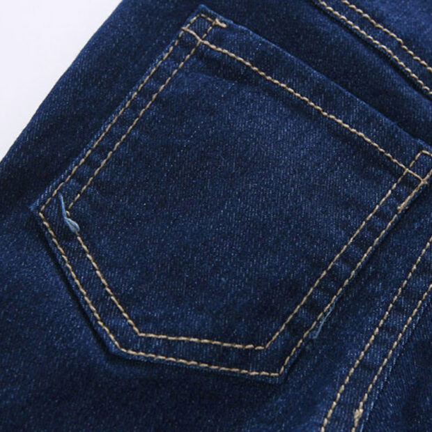 Baby Boy's & Girl's Denim Suspenders Overall and Striped Shirt Long Sleeve - Image 11