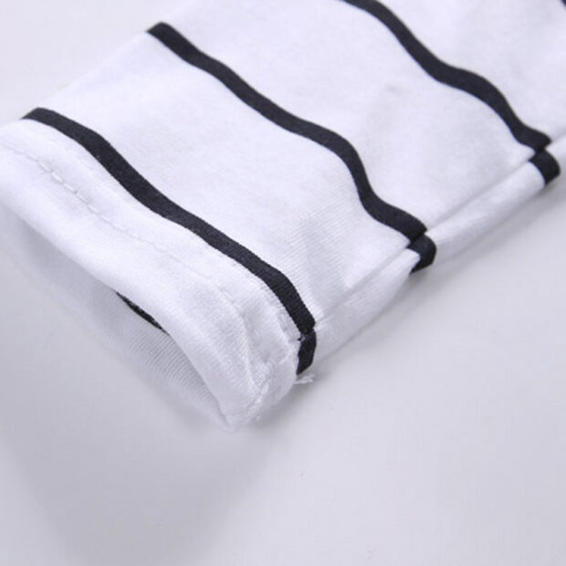 Baby Boy's & Girl's Denim Suspenders Overall and Striped Shirt Long Sleeve - Image 4