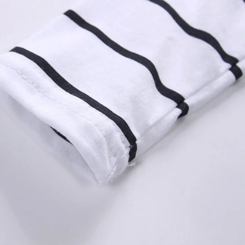 Baby Denim Suspenders & Stripe Top