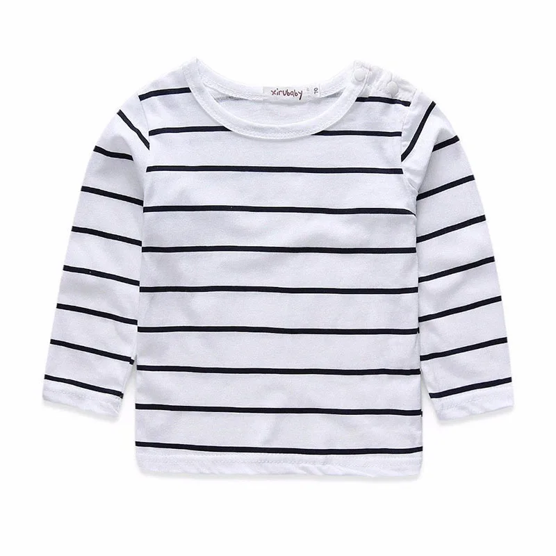 Baby Denim Suspenders & Stripe Top