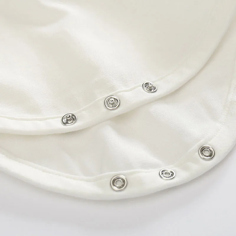 White Collar Shirt Bodysuit with Plaid Suspender Trousers & Bowtie - Image 5