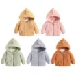 Dinosaur Warm Hooded Fleece Jacket Long Sleeve