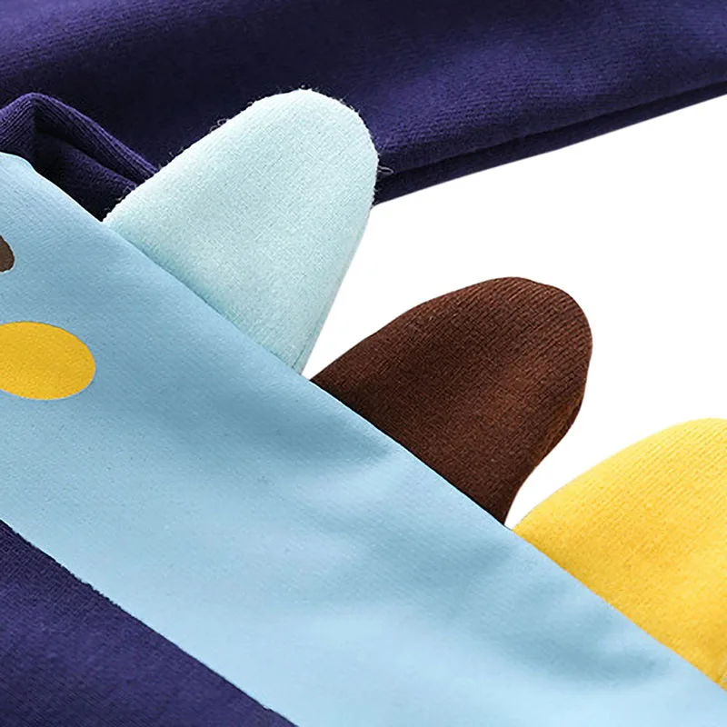 Dinosaur Print Hooded Zipper Jacket Outerwear Long Sleeve - Image 5