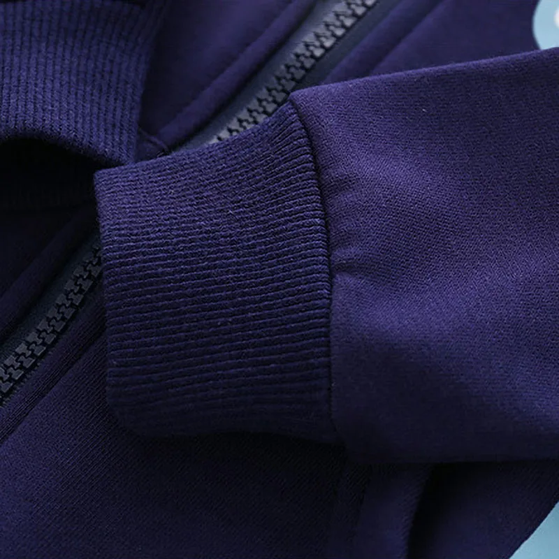 Dinosaur Print Hooded Zipper Jacket Outerwear Long Sleeve - Image 4