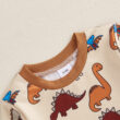 MyLoveHoney Baby Dinosaur Print Sweatshirt Joggers Outfit