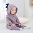 Baby Dinosaur Hoodie Romper Zip Up