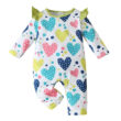 Baby Dotted Hearts Pattern Pajamas Romper