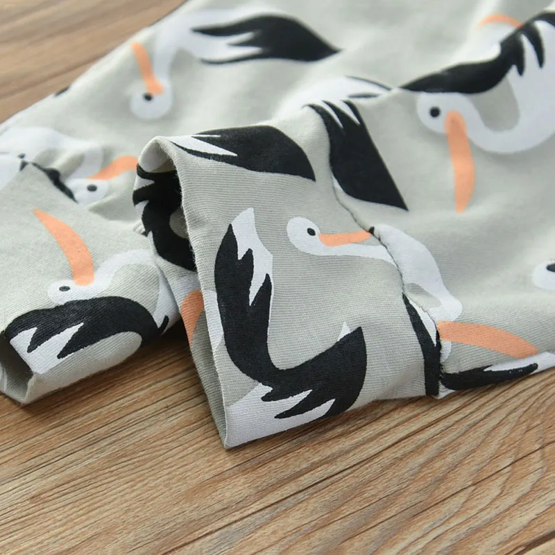 Baby Flamingo T-Shirt, Pants, Ribbon Tie Knot Headband for Boys & Girls - Image 7