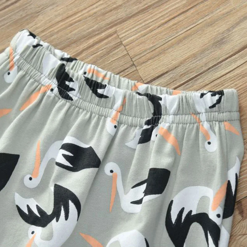 Baby Flamingo T-Shirt, Pants, Ribbon Tie Knot Headband for Boys & Girls - Image 6