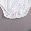 MyLoveHoney Baby Girl Crochet Romper Ripper Jeans Outfit