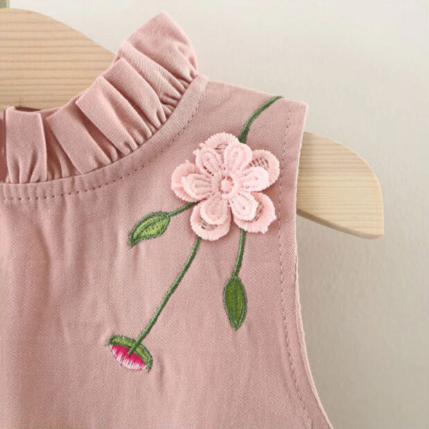 Baby Floral Applique Dress