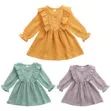 Flower Lace Dress A-Line Long Sleeve