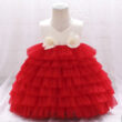 Baby Flower Patch Wedding Tulle Dress