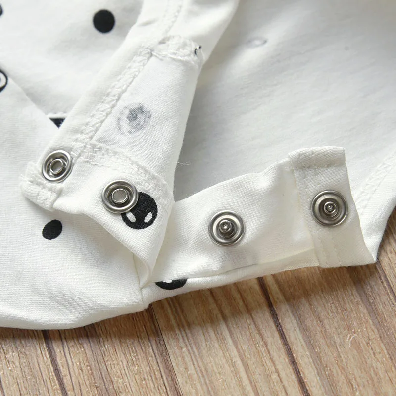 Baby Fox Sleeper with All-Over Bubbles Pattern Jumpsuit Long Sleeve - Image 3