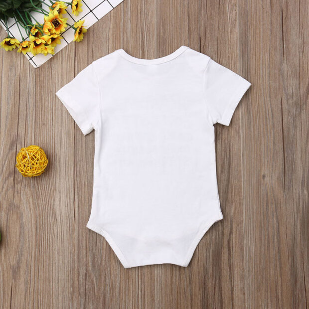 Funny Grandma Print Baby Onesie Short Sleeve - Image 2