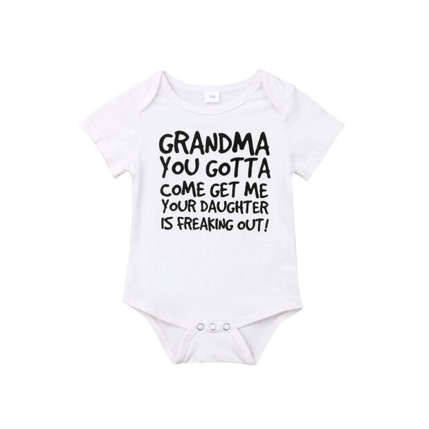 Baby Mama Has Gone Crazy Bodysuit Funny Print