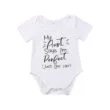 Baby Funny Print I am Perfect Onesie