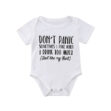 Funy Quote I Drink Too Much Onesie Short Sleeve