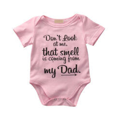 Funny Saying That Smell is Coming From Dad Onesie Short Sleeve