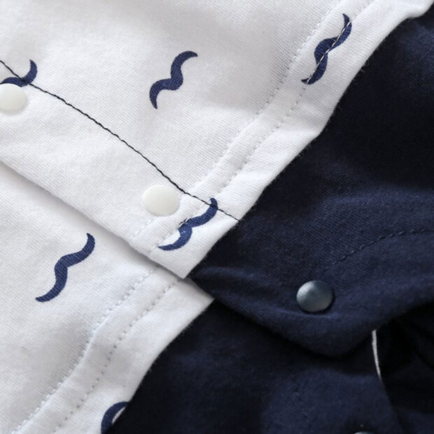 Baby Boy's Gentlemen Bow Tie Jumpsuit Long Sleeve Graphics Printed - Image 6