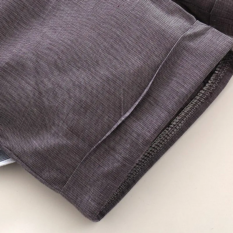 Plain Long Sleeves Collar Shirt Suspenders Shorts with Bowtie - Image 13