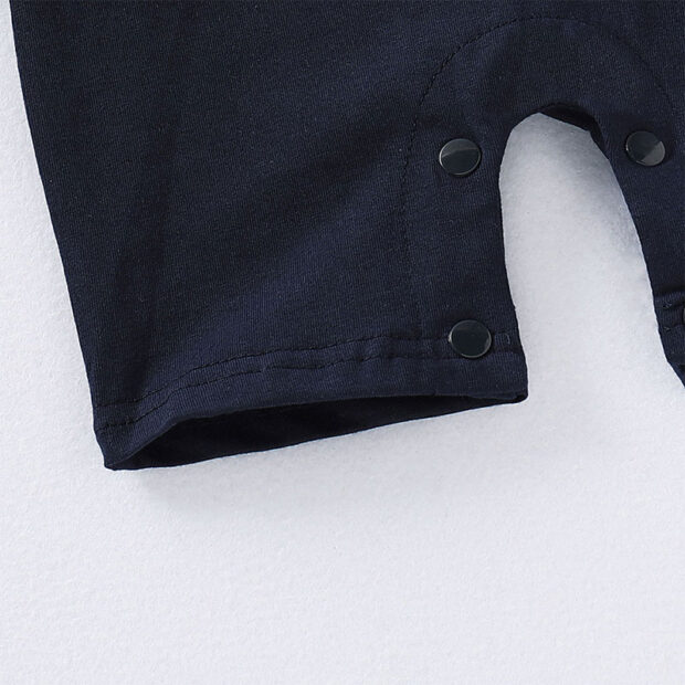 Gentlemen Suspender Romper Button Down Short Sleeve - Image 6
