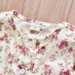 Baby Floral Button Shirt & Suspender Shorts