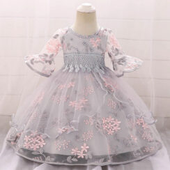 Baby Wedding Floral Placement Ballgown