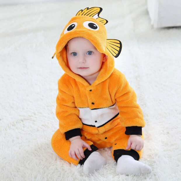 Baby Goldfish Costume Coverall