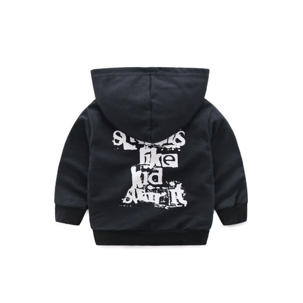 Baby Boy Graffiti Print Hoodie & Fade Out Wash Jeans Long Sleeve 2 pcs Set - Image 3