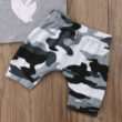 Baby Peace Sign Tank Top & Camouflage Shorts