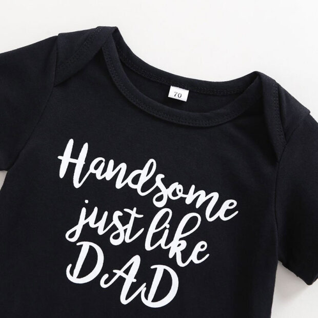 Handsome like Dad Pajamas Outfit for Babies