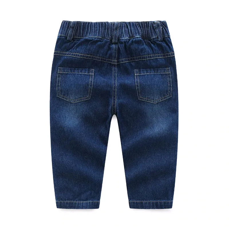 Baby Happiness Phrase Hoodie & Applique Patch Jeans Long Sleeve 2 pcs Set - Image 8