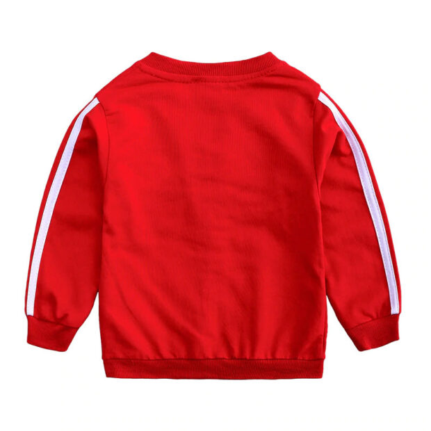 Hip Hop Stripe Tracksuit with Jacket & Track Pants Long Sleeve - Image 2