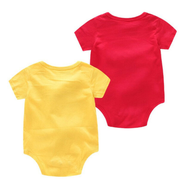 Ketchup Mustard Packet Onesie Short Sleeve - Image 2