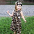 Baby Leopard Harem Romper