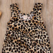 Baby Leopard Harem Romper