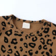 Baby Leopard Pattern Pajamas Outfit Set