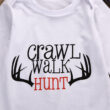 Baby Crawl Walk Hunt Onesie & Pants & Hat