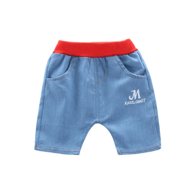 Baby Letter Print Polo Tee & Shorts