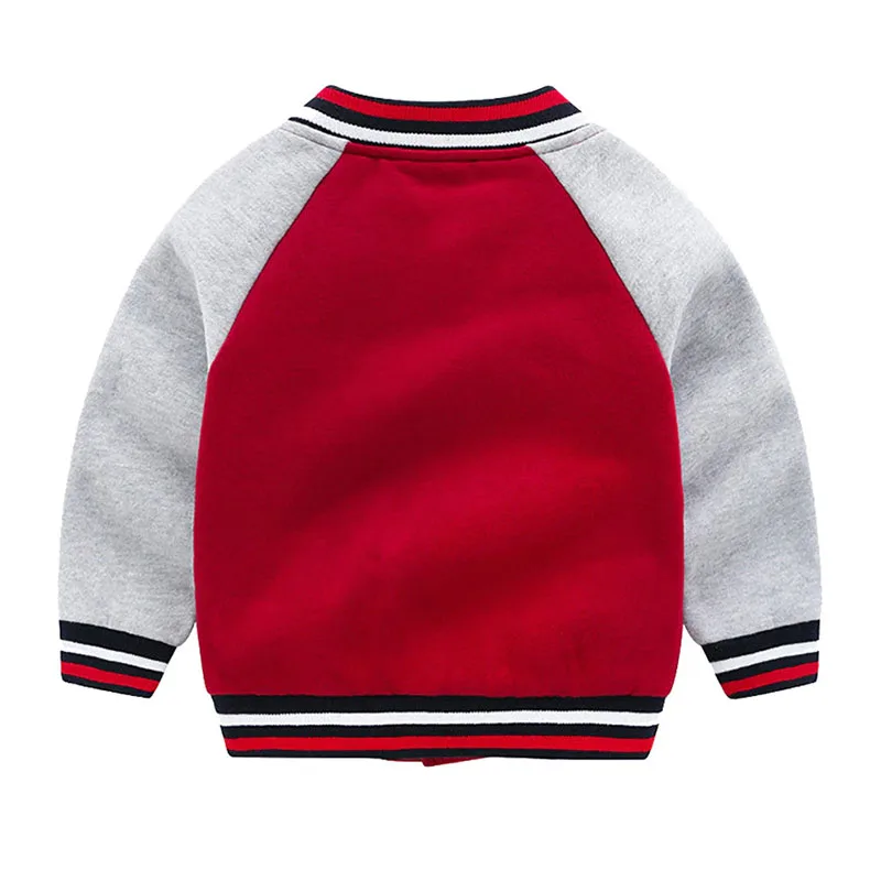 Baseball Letterman Sports Jacket Button Up Long Sleeve - Image 2