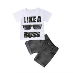 Baby Like a Boss Sunglasses Print T-Shirt Outfit