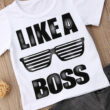 Baby Like a Boss Sunglasses Print T-Shirt Outfit