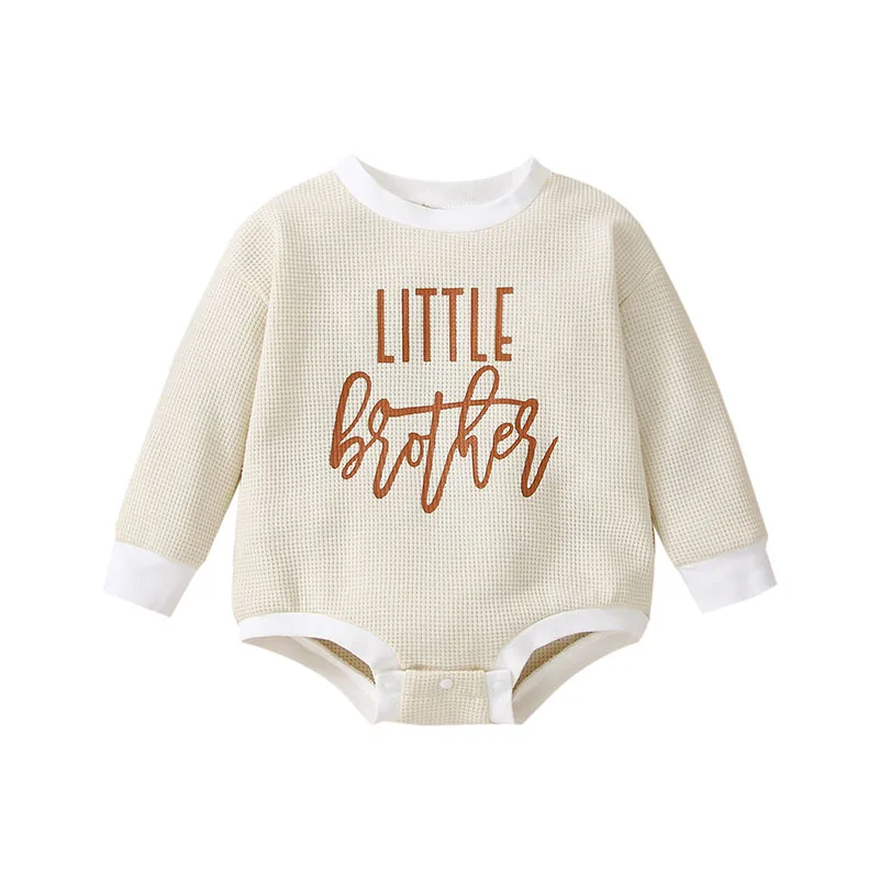 Little Brother Onesie Studded Texture Long Sleeve - Image 3