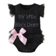 Little Princess Ballet Ribbon Bodysuit Lace Dress
