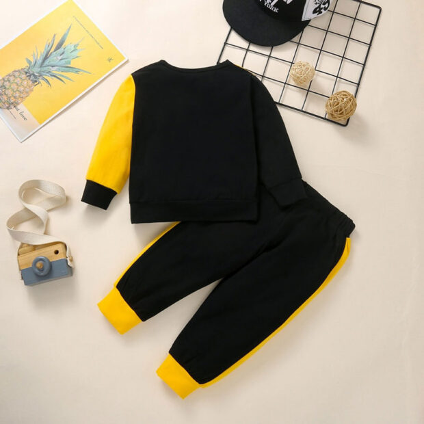 Baby Little King Crown Sweatshirt & Pants Set